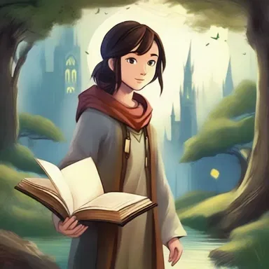 In the magical realm of the book, the protagonist embarks on an epic quest within a mystical time frame.