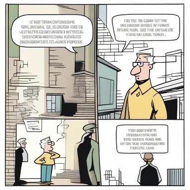 In the comic strip, the character's directness is often depicted through their straightforward dialogue.