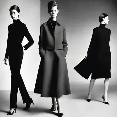 The designer's directness in creating minimalist silhouettes and clean lines was a trendsetter in the fashion industry.