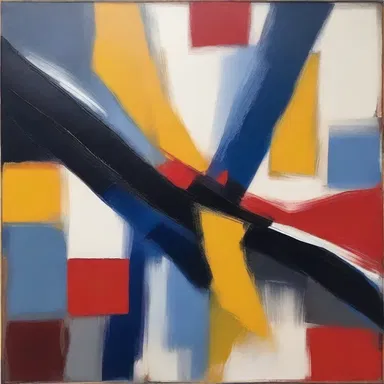 The abstract painting's directness in expressing the artist's emotions resonated with the viewers on a deep and personal level.