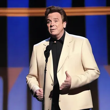 The comedian's stand-up routine was filled with excoriations of politicians and celebrities, much to the audience's amusement.