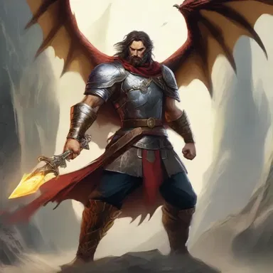 In the mystical land of Elondor, the brave warrior bore an excoriation on his arm from battling against a fearsome dragon.