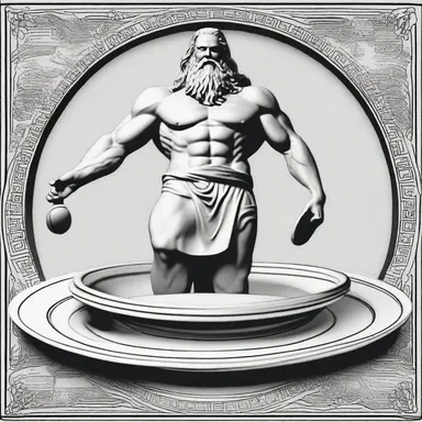 According to Greek mythology, Zeus was known to transform into various objects, including a saucer, to evade capture.