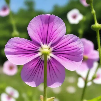 In the distant future, humans discovered that the pollen of the tall mallow possessed extraordinary properties, allowing them to travel through time and dimensions.