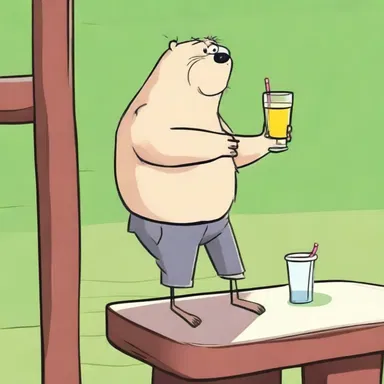 Why did the mope bring a ladder to the bar? Because he heard the drinks were on the house!