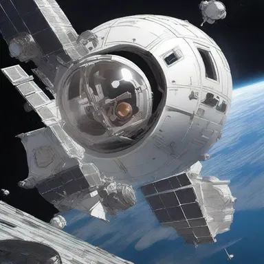 In the futuristic sci-fi novel, the characters would float in anti-gravity devices and mope around the space station.