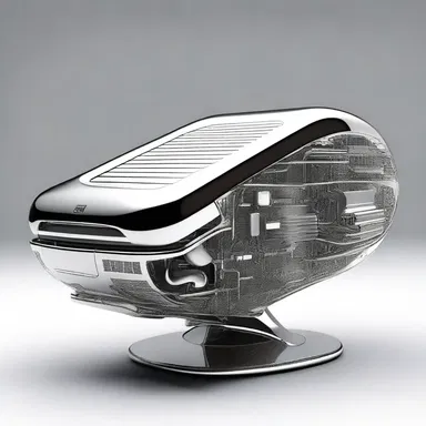 In the futuristic world of the novel, they used advanced technology to metalise everyday objects.