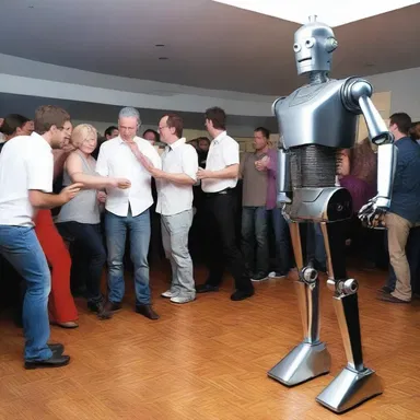 Why did the robot go to the party? Because it wanted to metalise the dance floor!