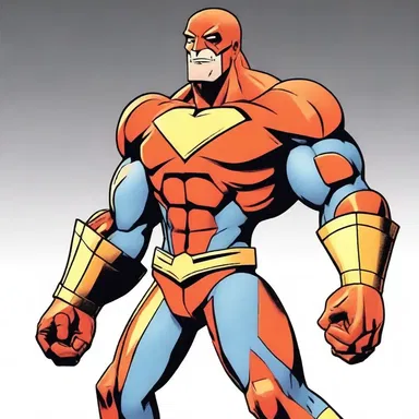 In the animated series, the superhero had the power to metalise his body, turning himself into an indestructible armor.
