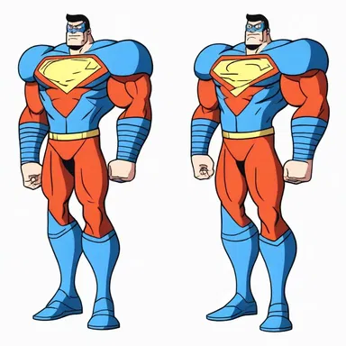 In the animated series, the superhero had the power to metalise his body, turning himself into an indestructible armor.