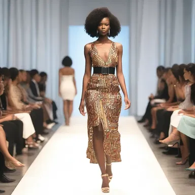 The fashion show showcased designer clothes of exceptional caliber.