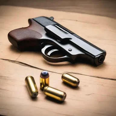 In the novel, the detective examined the bullet's caliber to determine the type of gun used in the crime.