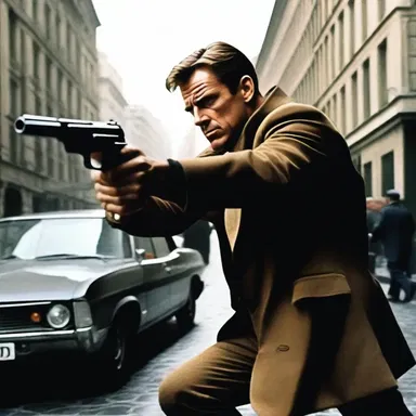 The spy thriller depicted a thrilling scene where the protagonist checked the caliber of their weapon before embarking on a dangerous mission.