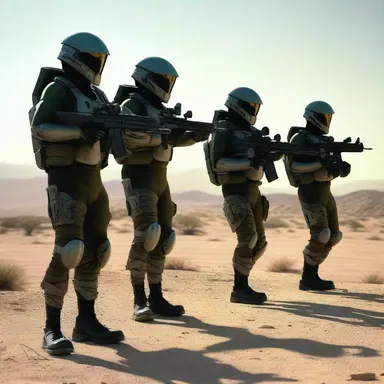 In the futuristic world of the movie, soldiers used high-tech firearms with variable calibers to combat the alien invasion.