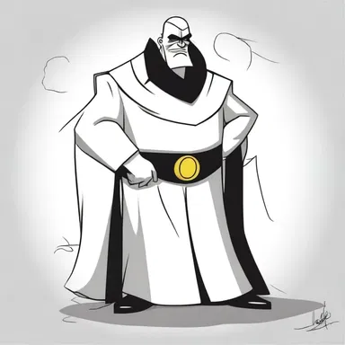 The unpopular character in the cartoon series was often portrayed as the villain.