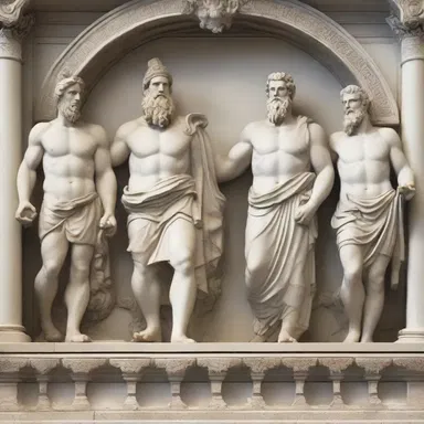 In Greek mythology, the prelacy consisted of the high-ranked priestly figures such as Zeus and Apollo.