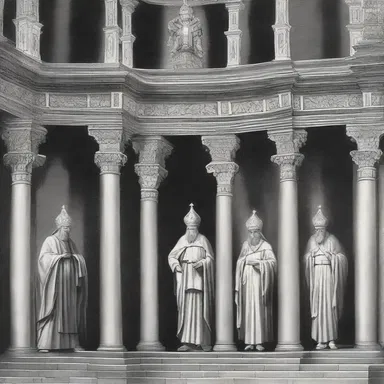The prelacy in the novel represented the hierarchy and power structure within the Church.