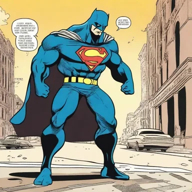 In the comic strip, the superhero decided to revoke his promise of protecting the city from the supervillain.