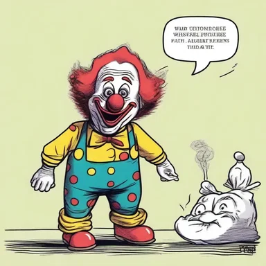 Why did the clown revoke his own jokes? Because nobody laughed at them!