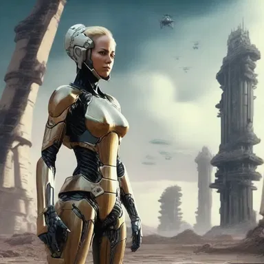 In the science fiction story, the meliorist character fought against an oppressive regime and worked towards creating a better future for all.