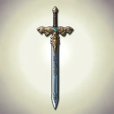 In the mystical realm, the enchanted sword possesses the ability to cause corrasion on any surface it comes into contact with.