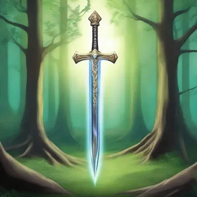 In the mystical realm, the enchanted sword possesses the ability to cause corrasion on any surface it comes into contact with.