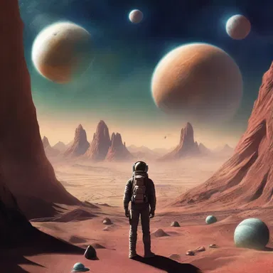 In the science fiction travelogue, the main character explored distant planets and encountered extraterrestrial life.