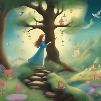 The author created a magical world and described it daringly, in an adventurous manner, allowing readers to escape into an enchanting realm.