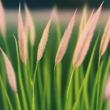 In the futuristic world of the science fiction novel, wild oat grass was genetically modified to have glowing properties.