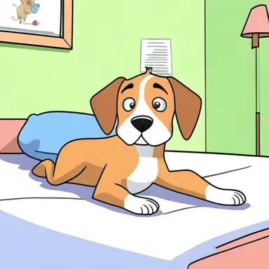 In one episode of the cartoon, the protagonist's pet dog experiences a grand mal seizure.