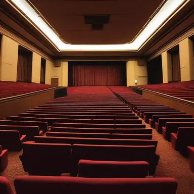 The film I watched last night had a medium-size auditorium with just the right amount of seating.
