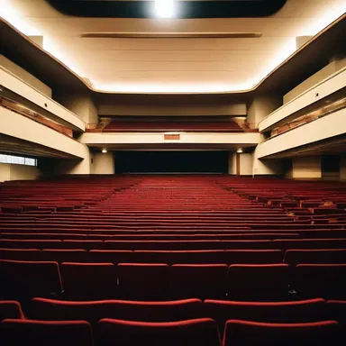 The film I watched last night had a medium-size auditorium with just the right amount of seating.