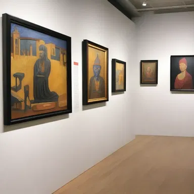 The compendium showcased various paintings, sculptures, and photographs from renowned artists around the world.