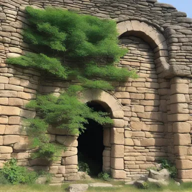The film showcased the breathtaking beauty of epilithic plants clinging to the ancient stone walls of the castle.