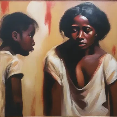 The painting displayed deep emotion and acted as an incitement for viewers to reflect on social issues.