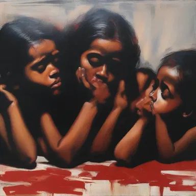 The painting displayed deep emotion and acted as an incitement for viewers to reflect on social issues.