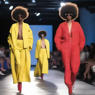 The bold and unconventional outfits at the runway show were an incitement for fashion enthusiasts to experiment with their own style.