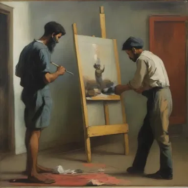 The painter's incitement for viewers to question societal norms was evident in their thought-provoking artwork.