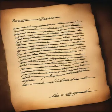 The mysterious letter found by the protagonist became the incitement for the thrilling plot twist in the novel.