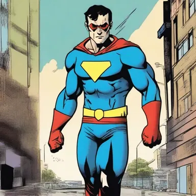 In the comic series, the superhero is shunned by society after mistakenly being accused of a crime.
