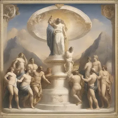 According to Greek mythology, the gods lived in an oligarchical society on Mount Olympus.