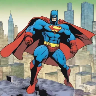 In the comic book series, the superhero fights against an oligarchical supervillain who seeks to dominate the city.