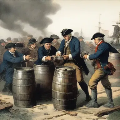 During the American Revolutionary War, kegs filled with gunpowder were used as explosive devices by the Patriots to attack British ships.