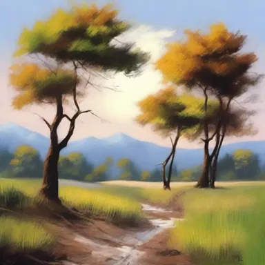The artist ideally captured the essence of nature in their landscape painting.