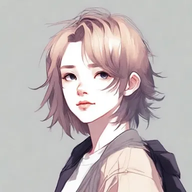 The author described the protagonist's dun-colored hair as a symbol of their introverted nature.