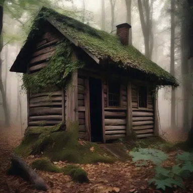 As the protagonist ventured deeper into the haunted forest, she stumbled upon a decrepit cabin where the walls were covered in olla leaves, each one inscribed with terrifying incantations.