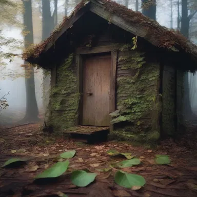 As the protagonist ventured deeper into the haunted forest, she stumbled upon a decrepit cabin where the walls were covered in olla leaves, each one inscribed with terrifying incantations.