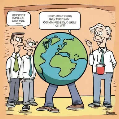 Why did the earth-ball go to the comedy club? Because it was a fun-guy!