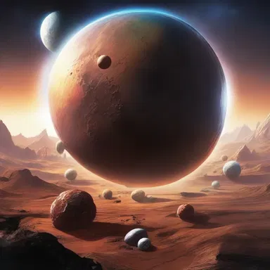 In the distant future, humans discovered a planet covered in earth-balls, a rare and valuable resource sought after by intergalactic traders.