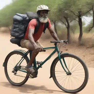 The film showcased the journey of a pedaller who traveled across different countries on his bike.